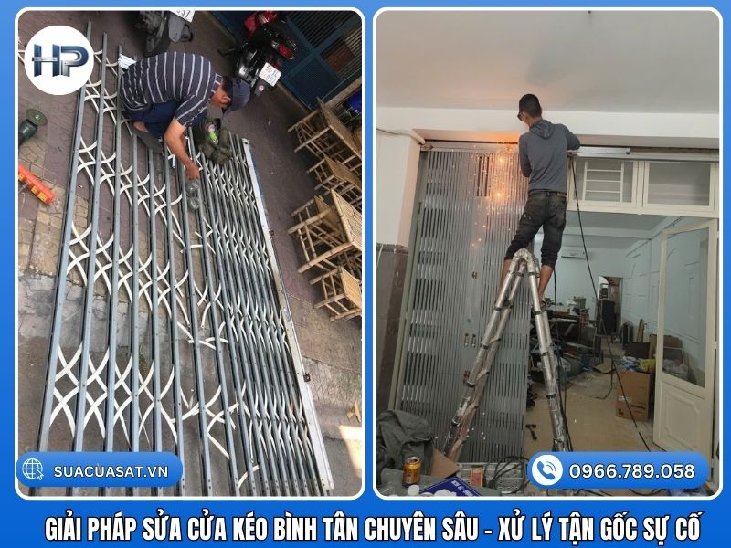 Giải Pháp Sửa Cửa Kéo Bình Tân Chuyên Sâu – Xử Lý Tận Gốc Sự Cố