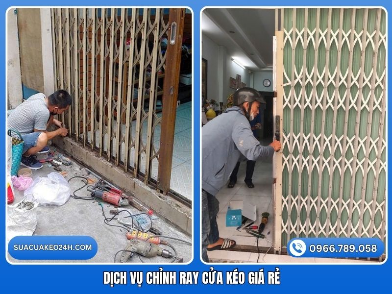 Dịch vụ căn chỉnh ray cửa kéo giá rẻ tận nhà