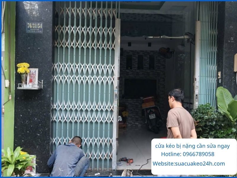 Khuyến cáo cửa kéo bị nặng cần sửa ngay để tránh hư hỏng trầm trọng