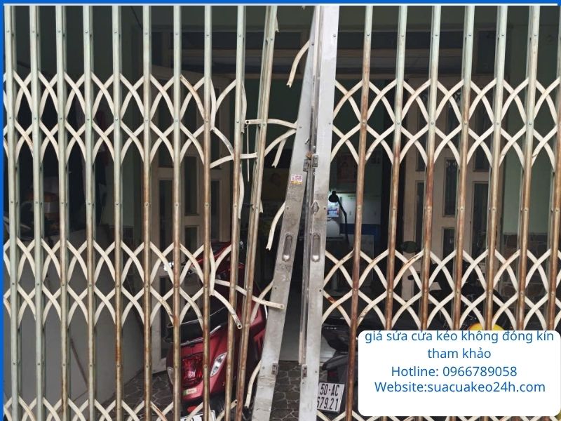 Bảng giá tham khảo dịch vụ sửa cửa kéo không đóng kín tại Sửa Cửa Kéo 24H