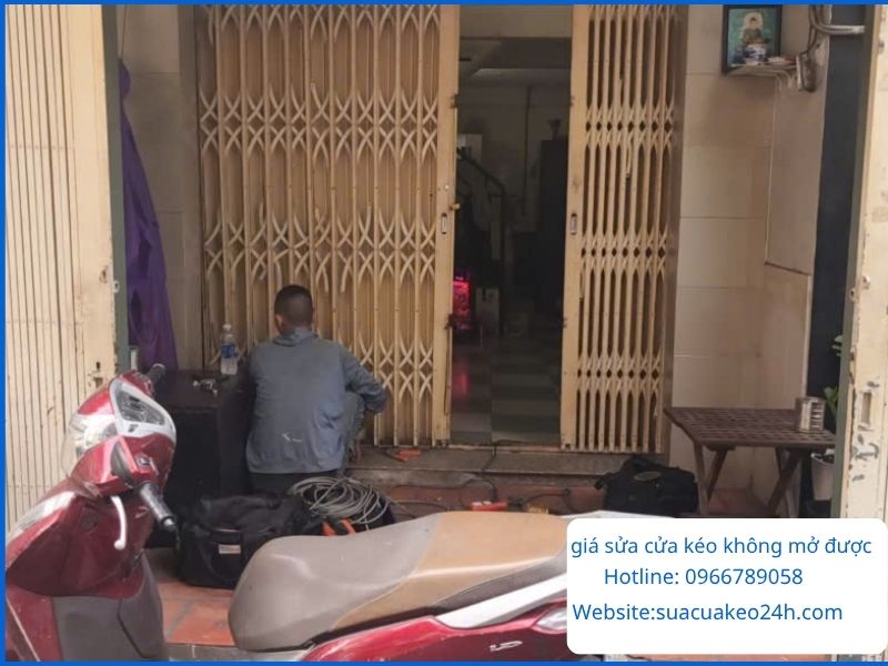 Báo giá sửa cửa kéo không mở được minh bạch tại Sửa Cửa Kéo 24H