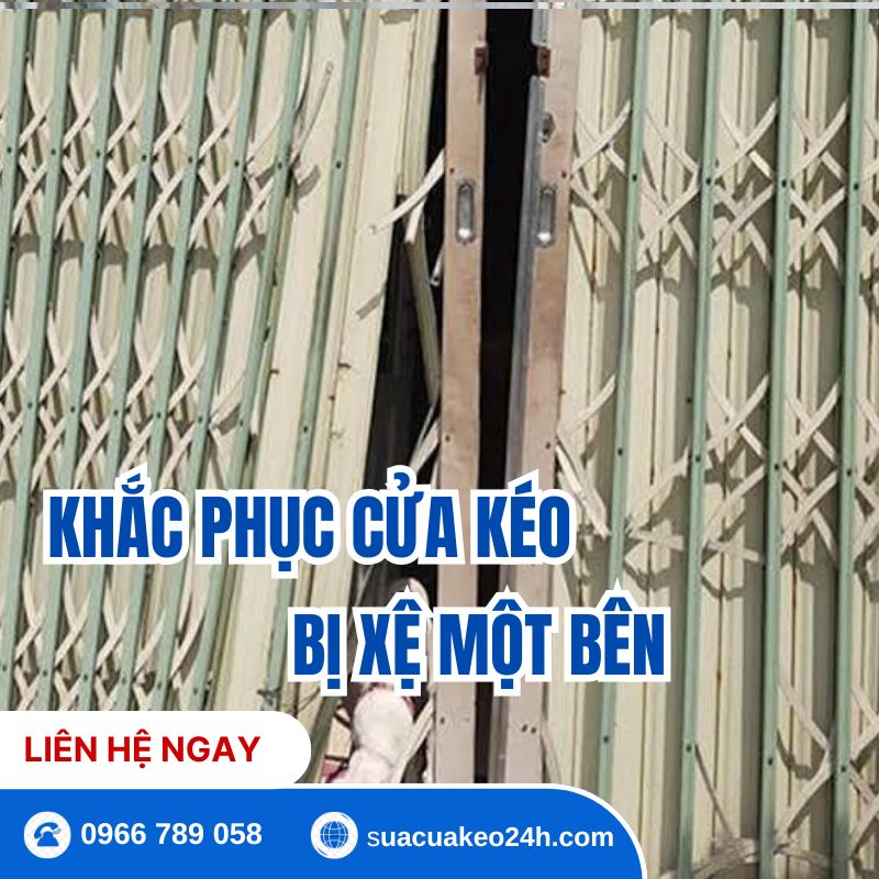 Dịch vụ khắc phục cửa kéo bị xệ một bên cạ nền tận nhà tại Sửa Cửa Kéo 24H