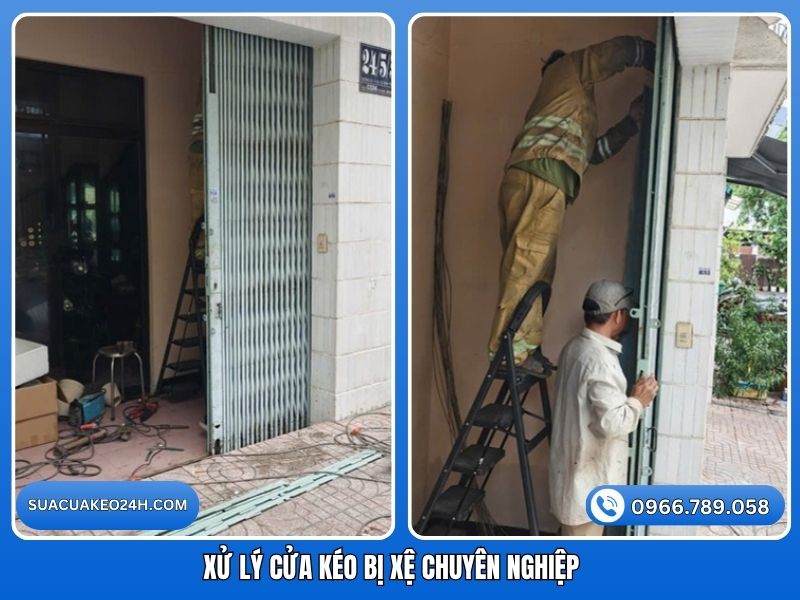 Giải pháp xử lý cửa kéo bị xệ chuyên nghiệp an toàn tận nhà