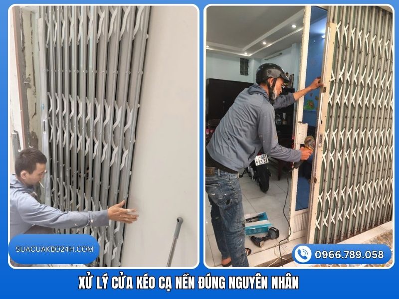 Xử lý triệt để cửa kéo cạ nền nhà dựa trên đúng nguyên nhân hư hỏng